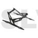 B130X11  Xtreme Productions Carbon Landing Skid Set (Black) Blade 130X  